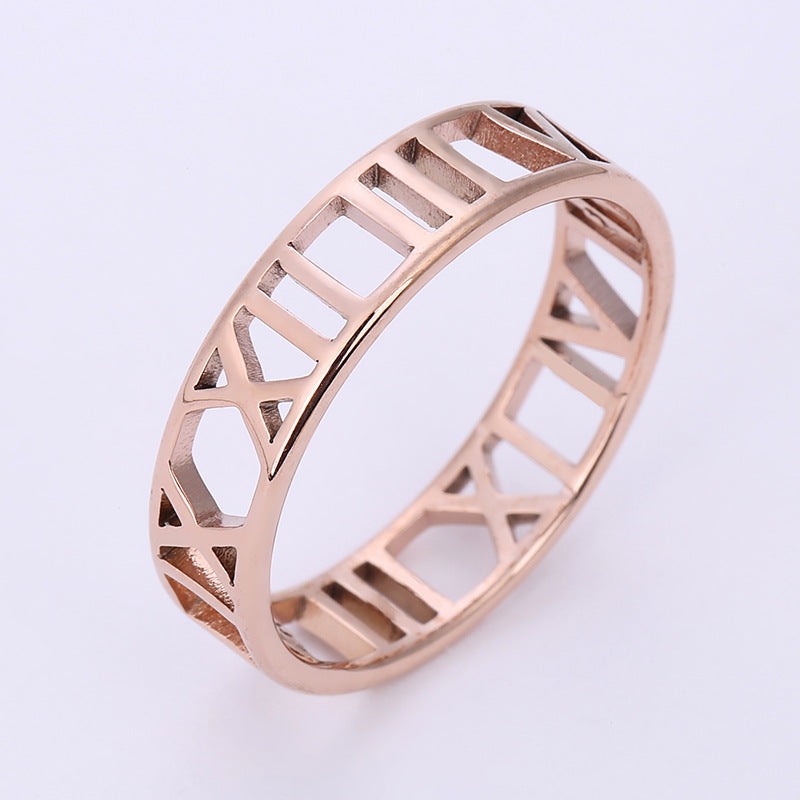 Fashion Simple Stainless Steel Ring