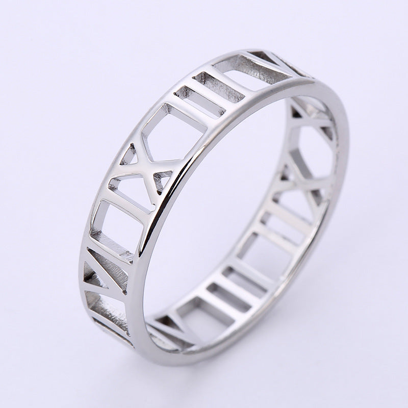 Fashion Simple Stainless Steel Ring