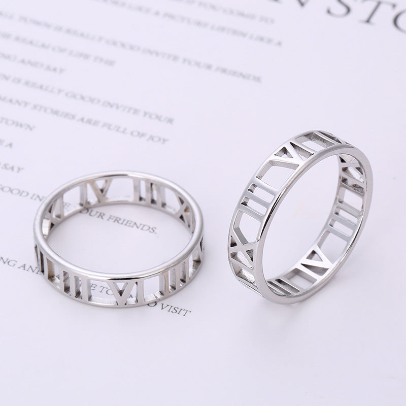 Fashion Simple Stainless Steel Ring