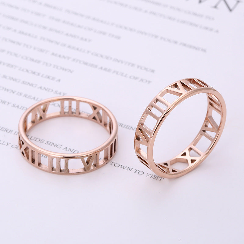 Fashion Simple Stainless Steel Ring