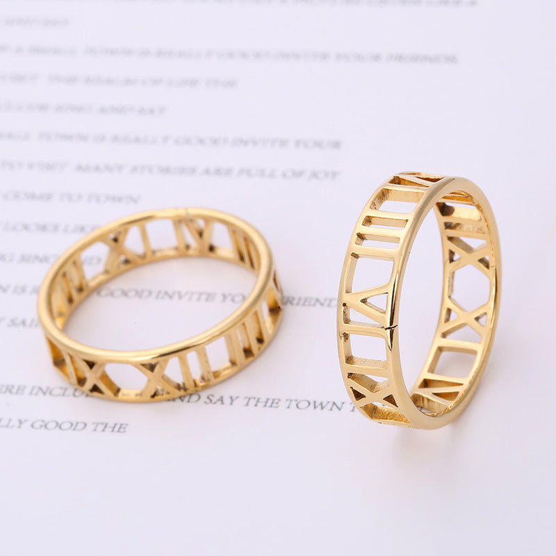 Fashion Simple Stainless Steel Ring