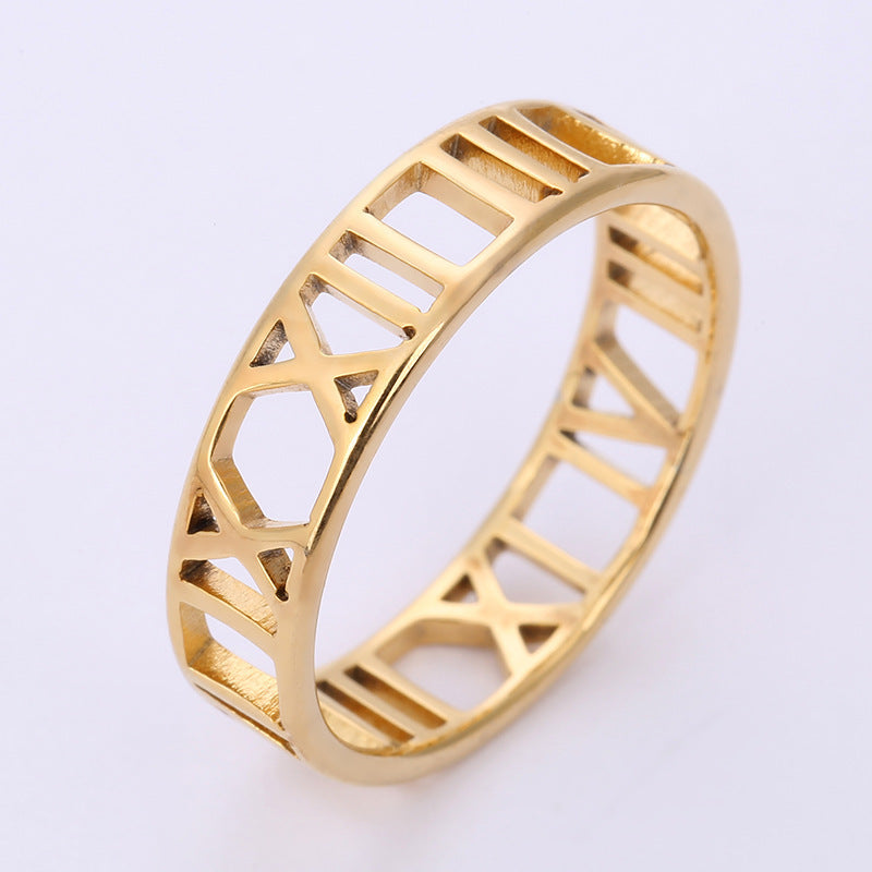 Fashion Simple Stainless Steel Ring
