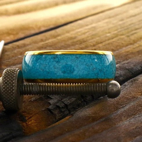 Light Luxury HAILANG Clouds Painted Dribble SST Ring