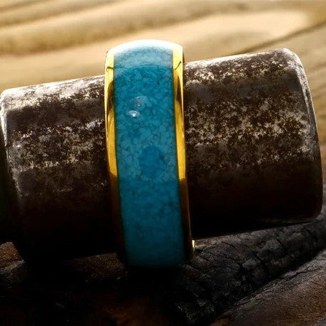 Light Luxury HAILANG Clouds Painted Dribble SST Ring